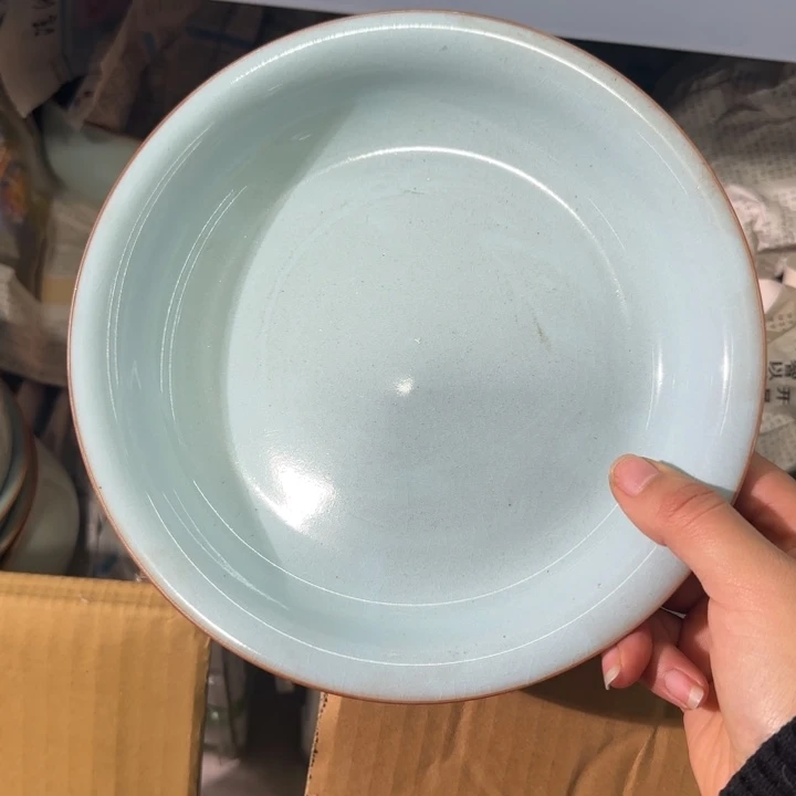 微瑕天青20尺寸餐盘