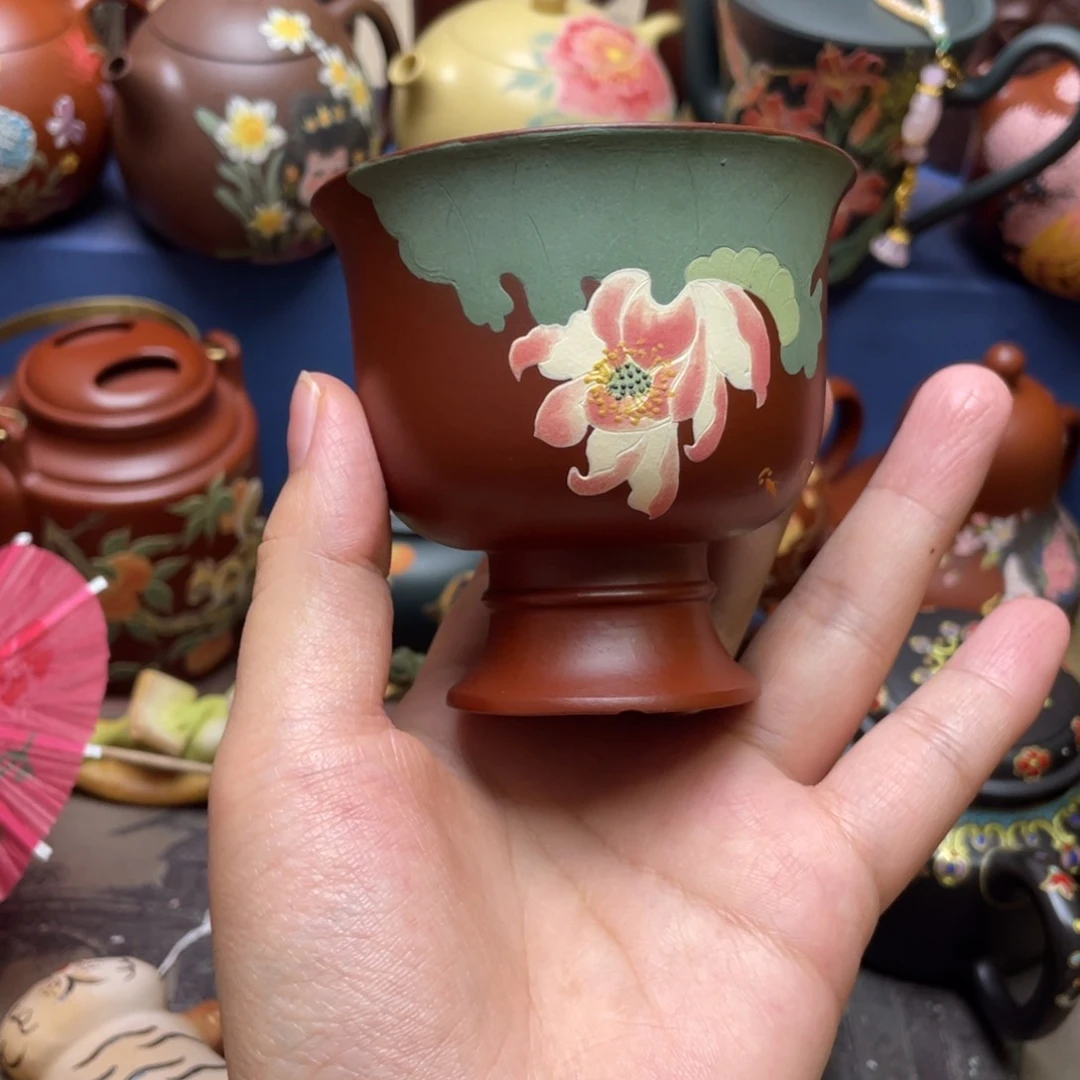 茶杯紫泥紫砂主人杯100cc