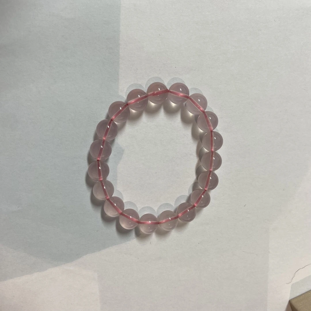 晶匠马粉手串9-10mm+ 编号- JP52871  多样性发一