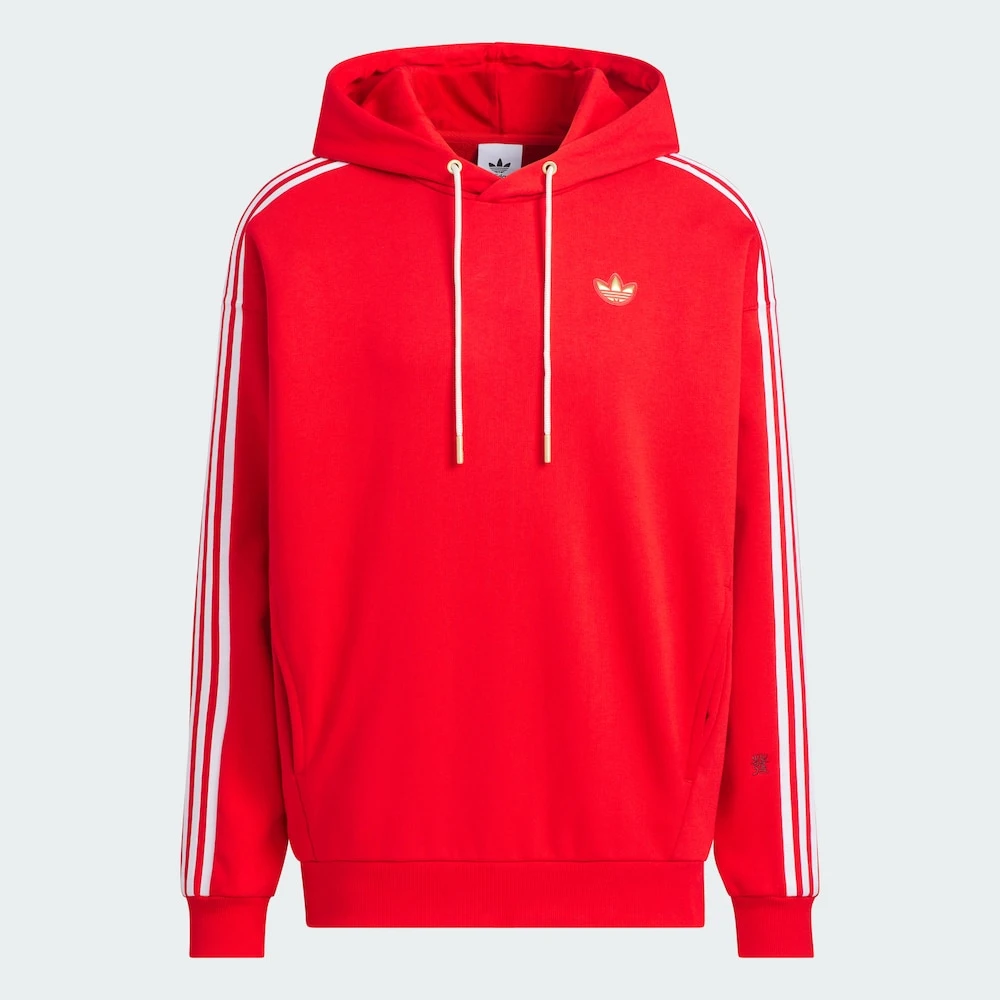 【滔搏联动】阿迪达斯新年款情侣针织运动连帽卫衣套头衫KA0820