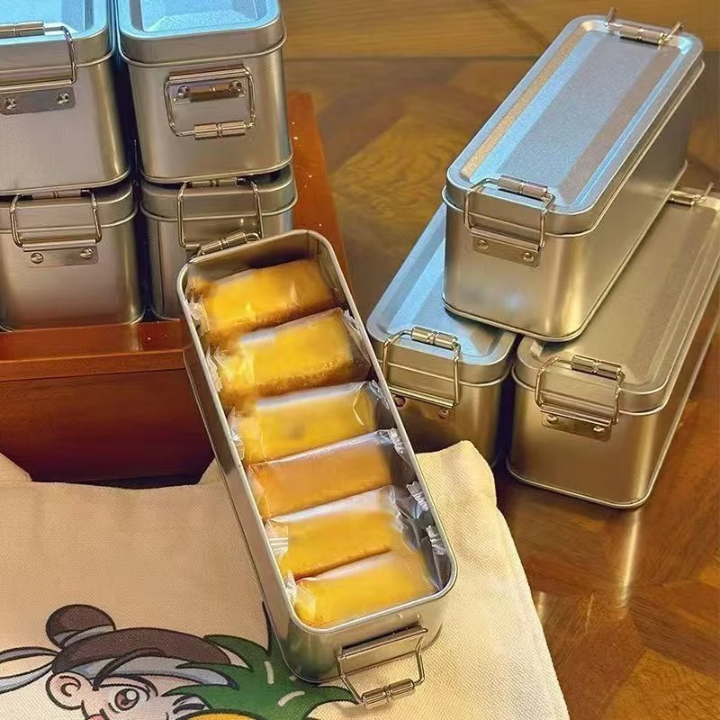 【食品级铁盒装】凤梨酥早餐代餐糕点下午茶点送礼零食外箱保护