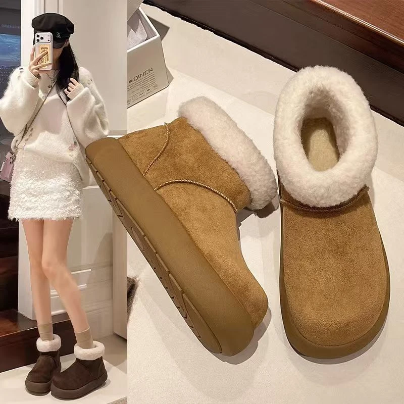 【小围脖】女款加绒大土豆2025新款冬季棉鞋S8958