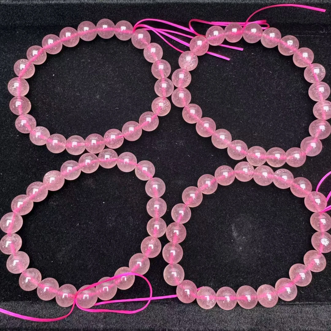 天然水晶9mm草莓晶手链