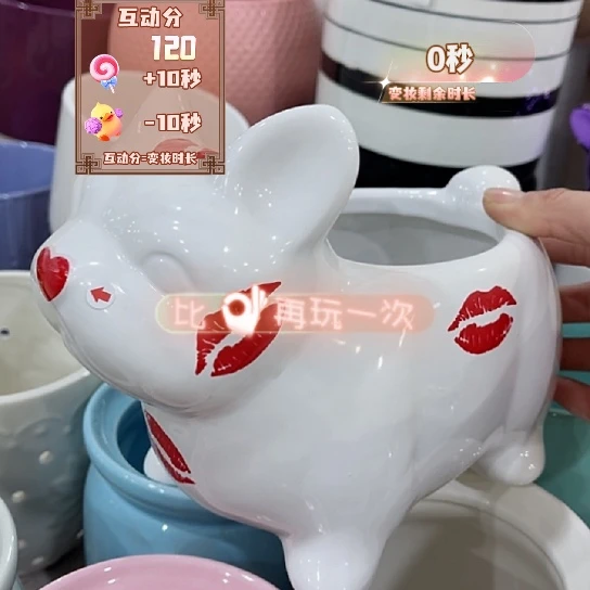 多肉绿植陶瓷花盆9.9包邮，有孔