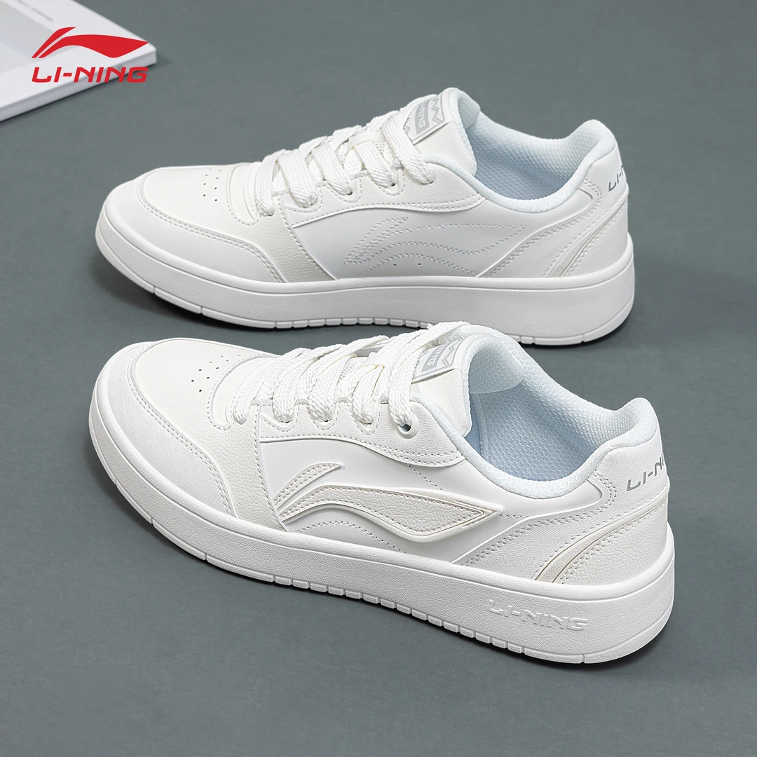 李宁元宝v3男鞋板鞋男士透气运动鞋2025新款轻便舒适百搭小白鞋子