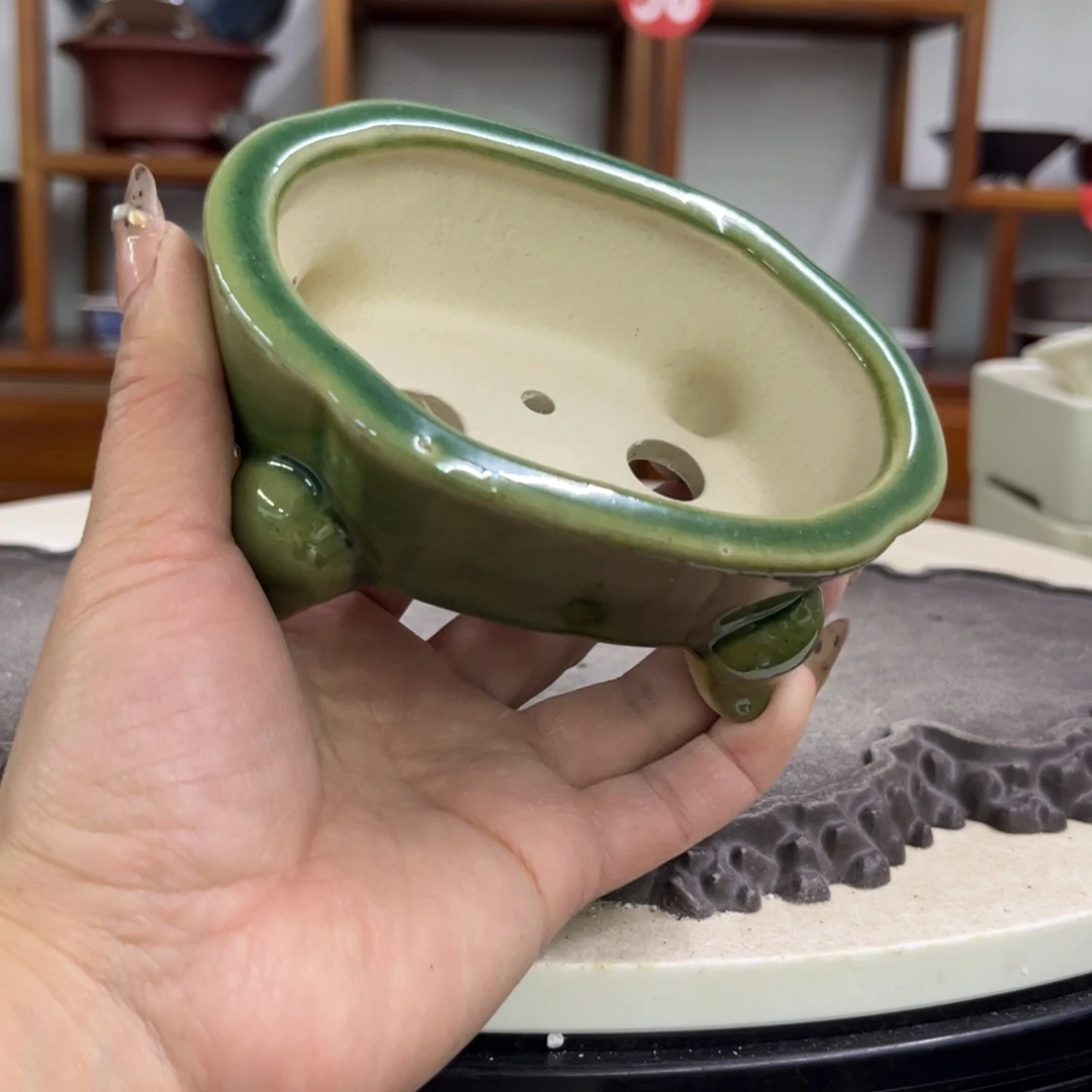 紫砂花盆瑕疵5-12-9。。。