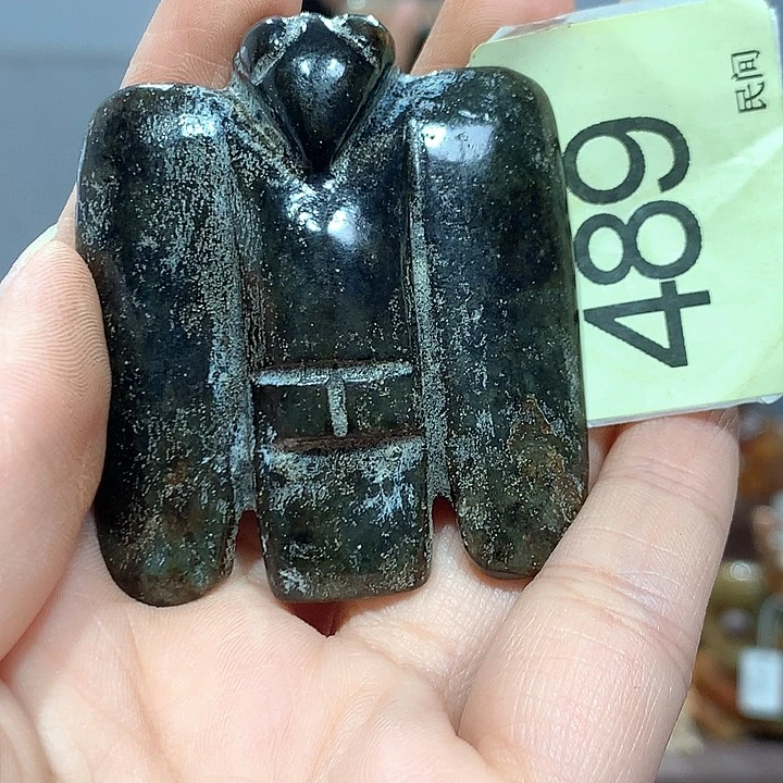 和田玉未镶嵌颈饰招**福