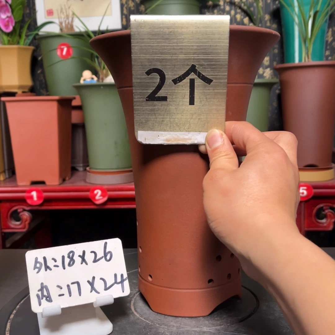 紫砂花盆紫砂花盆