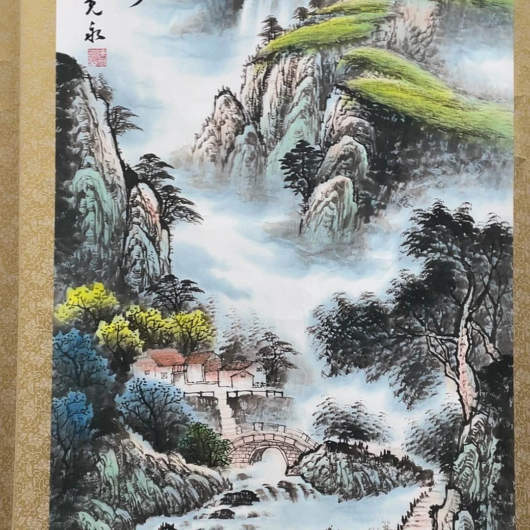 国画老师手笔手绘作品n