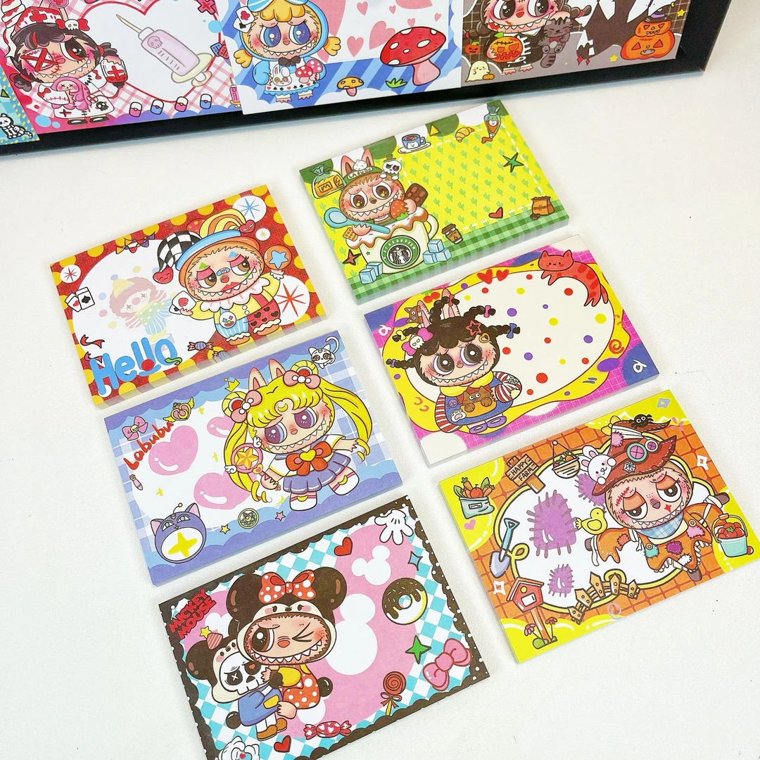 【自选2.0labubu系列M5】手绘可爱风M5可撕可书写便签本备忘录手帐