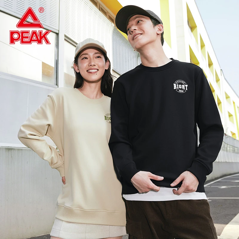 【双11抢先购】匹克加绒圆领卫衣 保暖舒适 户外休闲运动百搭款