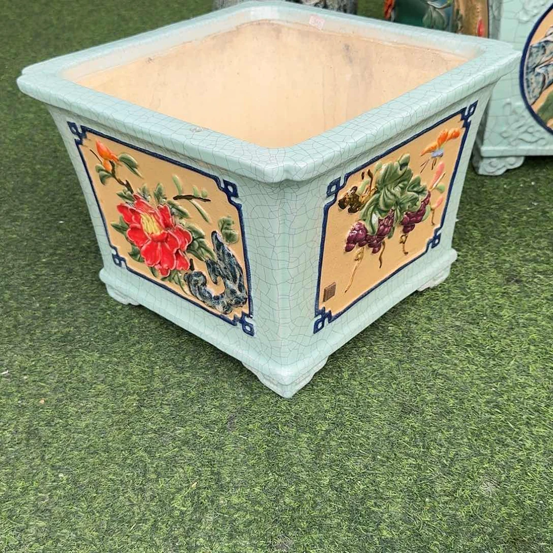 红陶罗**期石湾盆420