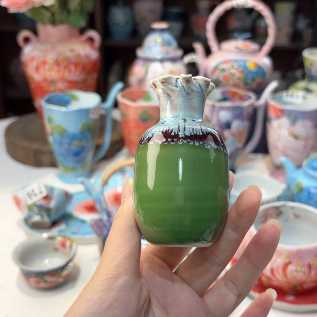 景德镇手绘高温釉下彩陶瓷茶具