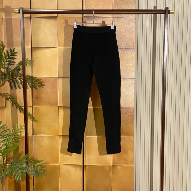 Louis Vuitton腰间满印黑色健身瑜伽裤/s码/99新/23583