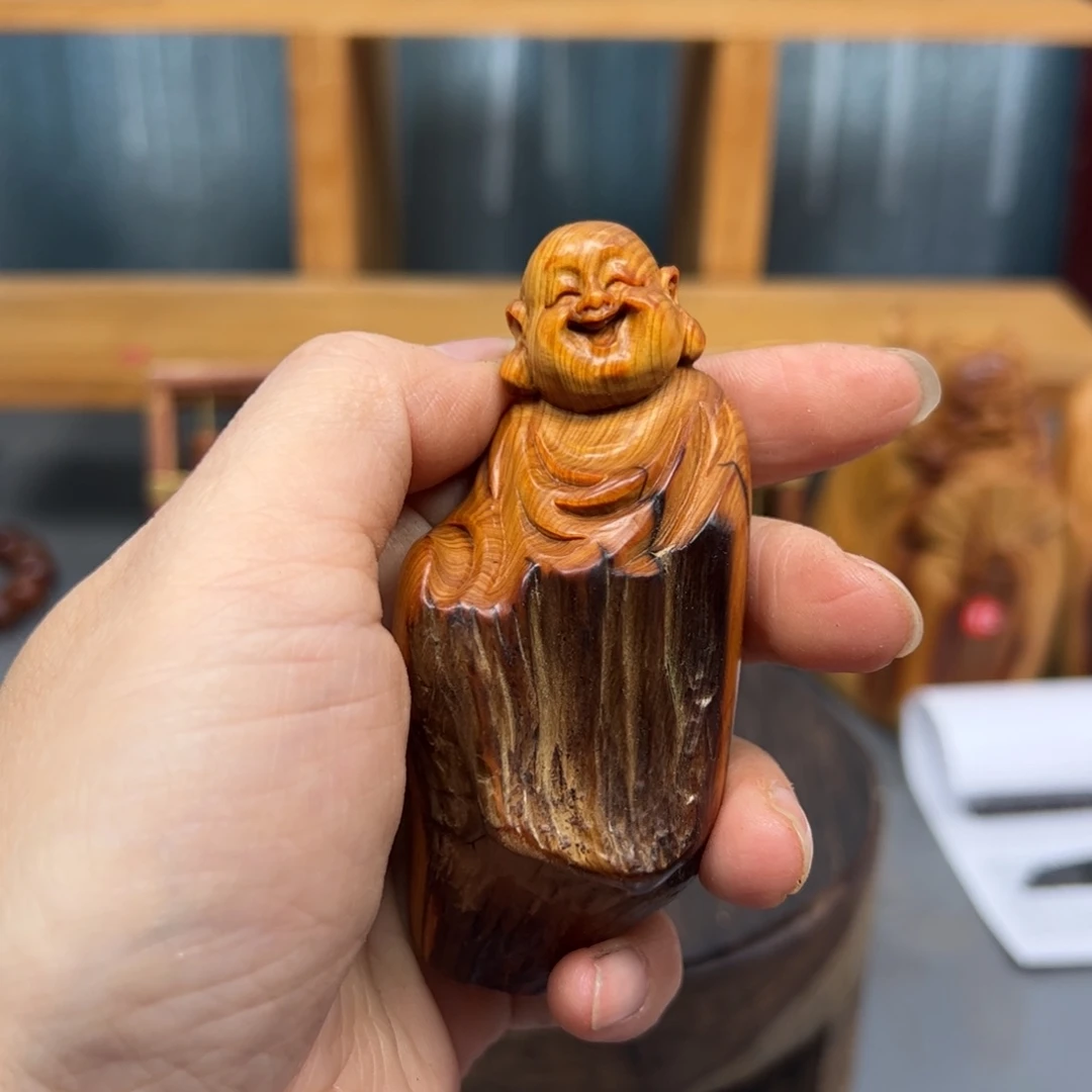 柏木崖柏木摆件手把件，66