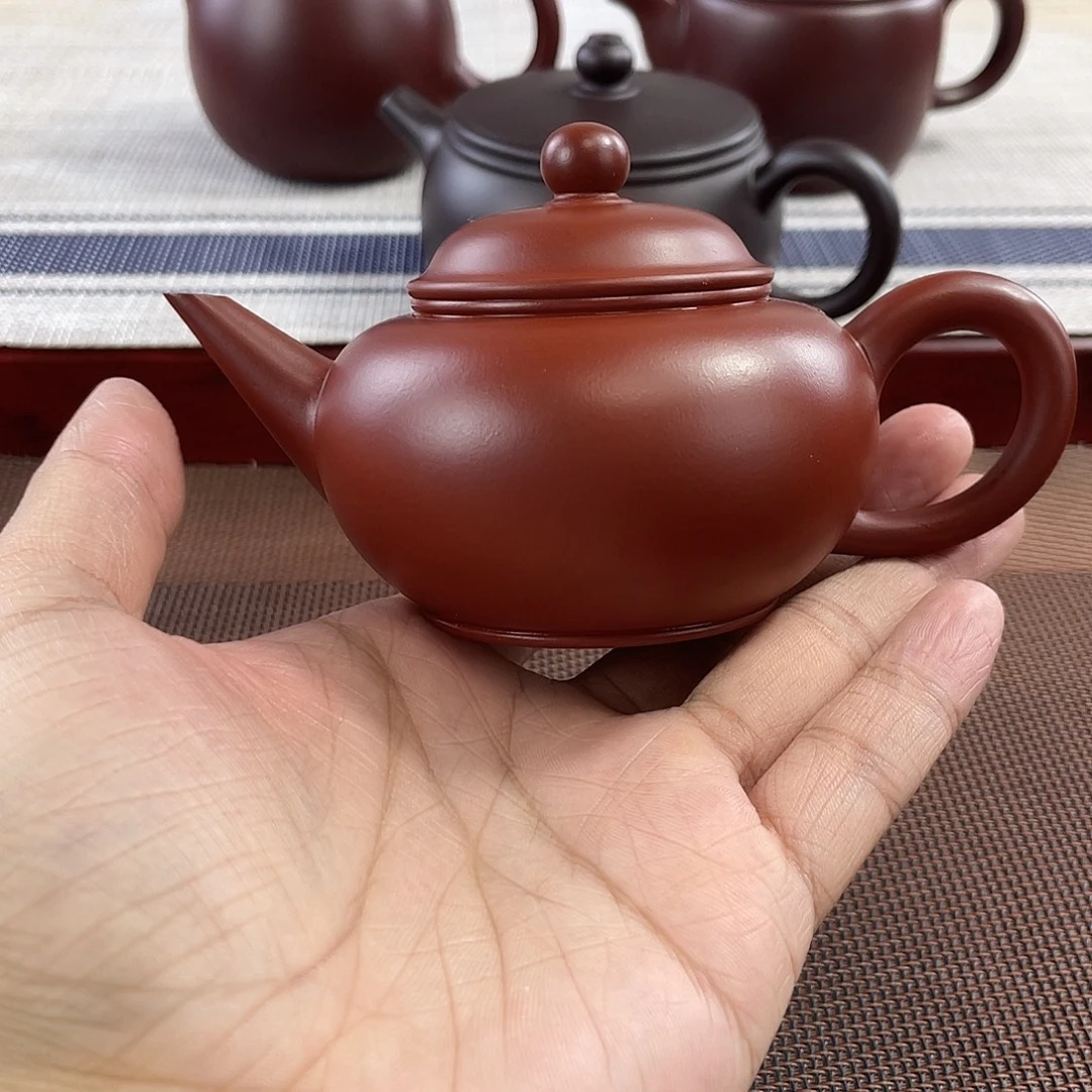 壶紫砂原矿朱泥水平器型