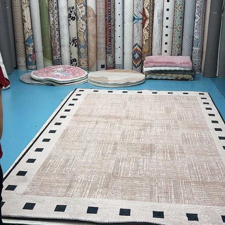 混纺200×300误差±1-3cm精编细砂仿羊绒棉布底微瑕