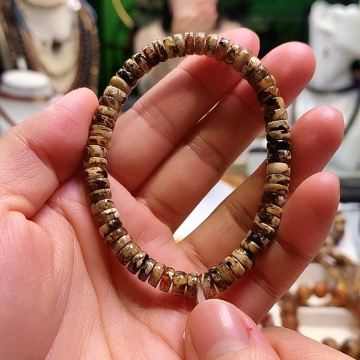 琥珀未镶嵌裸石6m干百花