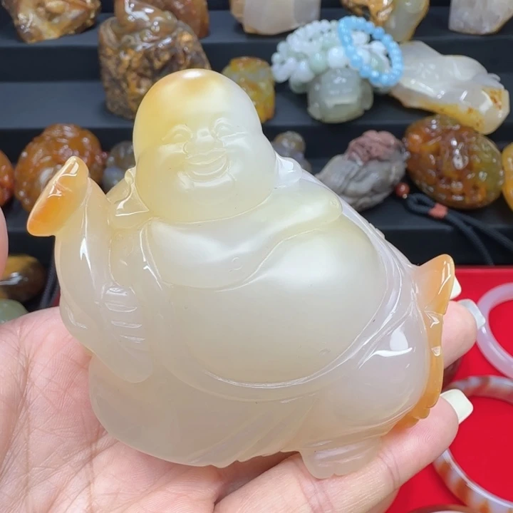 玛瑙/玉髓未镶嵌摆件