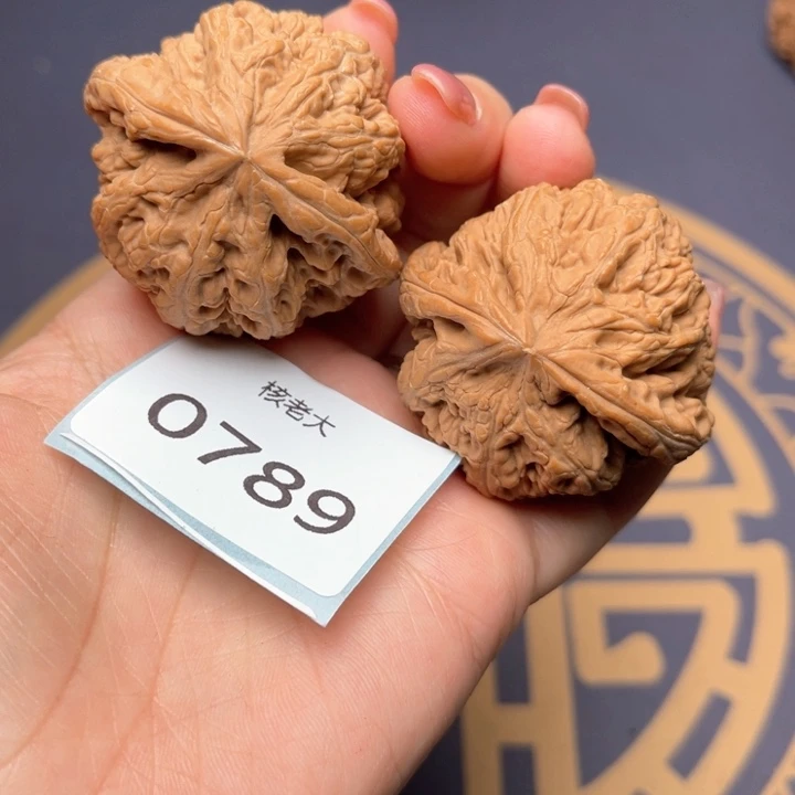文玩核桃把件46大粗筋 0789