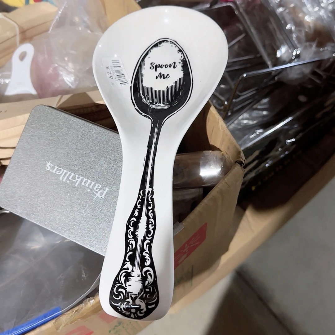 稻谷壳陶瓷制品勺子托