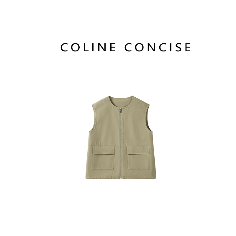 COLINE CONCISE 25SS设计师马甲上衣外套50373