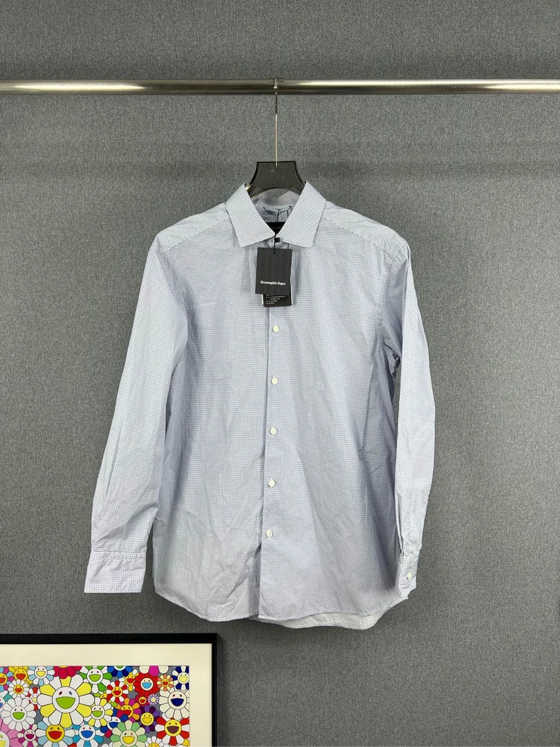 全新未使用 ZEGNA ZEGNA杰尼亚斑点衬衫 L码 全新12246