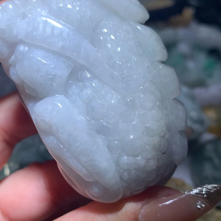 翡翠未镶嵌颈饰保真天然A货翡翠