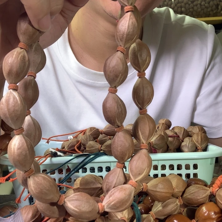 豪***人手串/手链橄榄核梅林铁核17/27挂脖30颗加三通