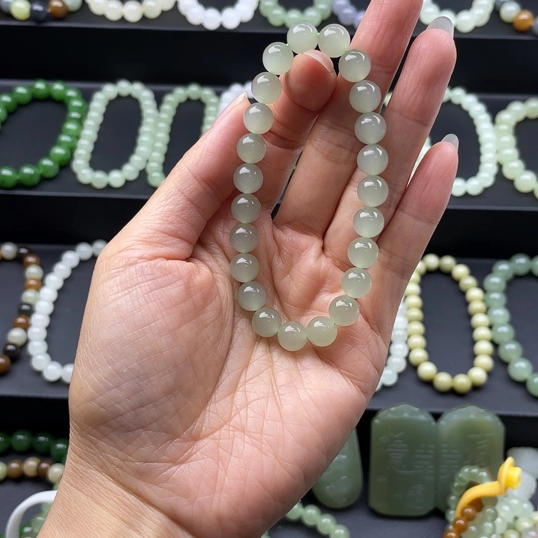 和田玉未镶嵌手链