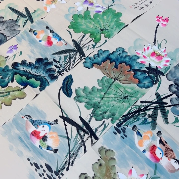 手绘作品今天全部甩出