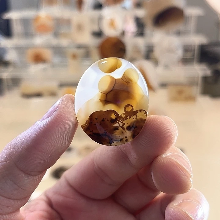 玛瑙/玉髓未镶嵌吊坠(不含链)