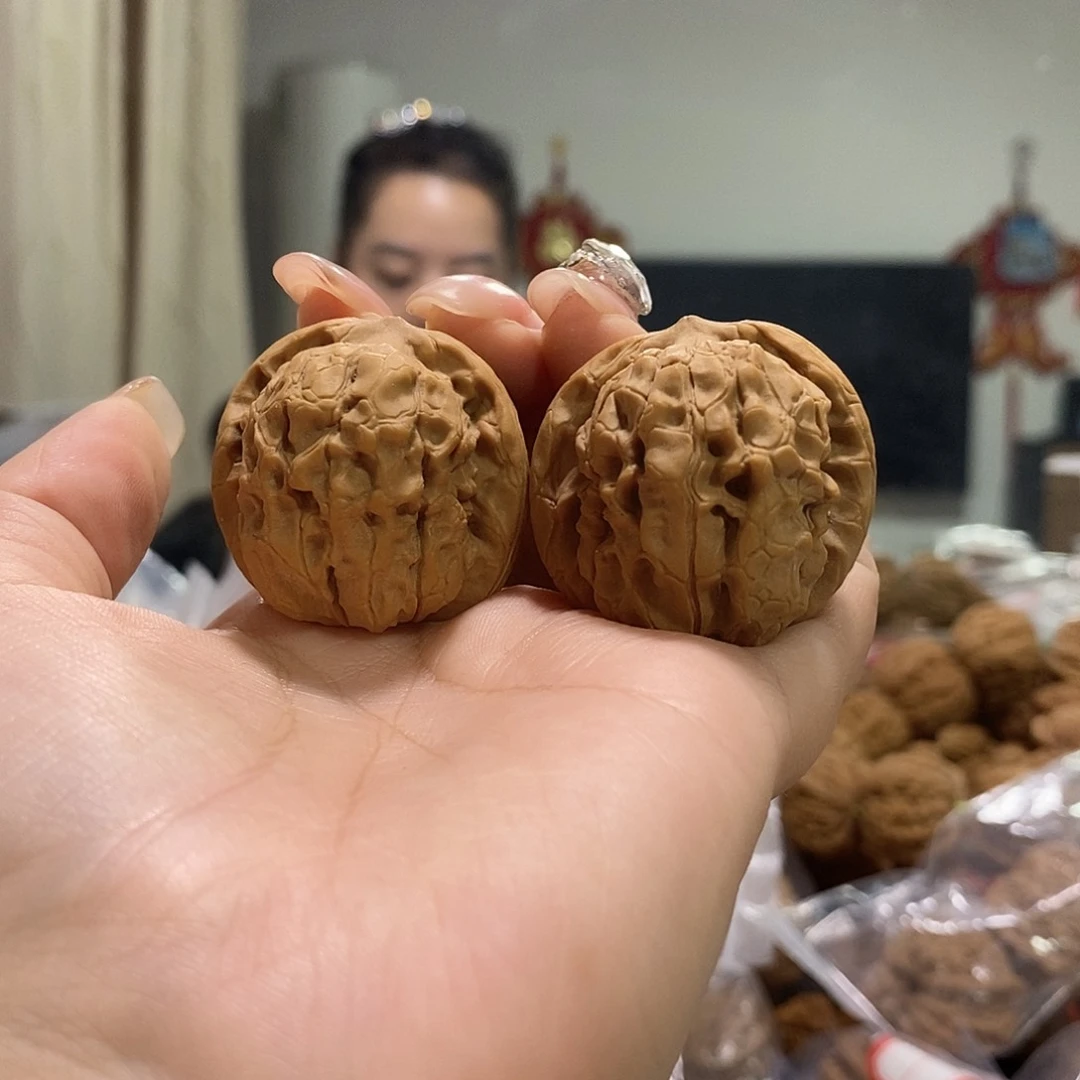 把件文玩核桃36甲骨文