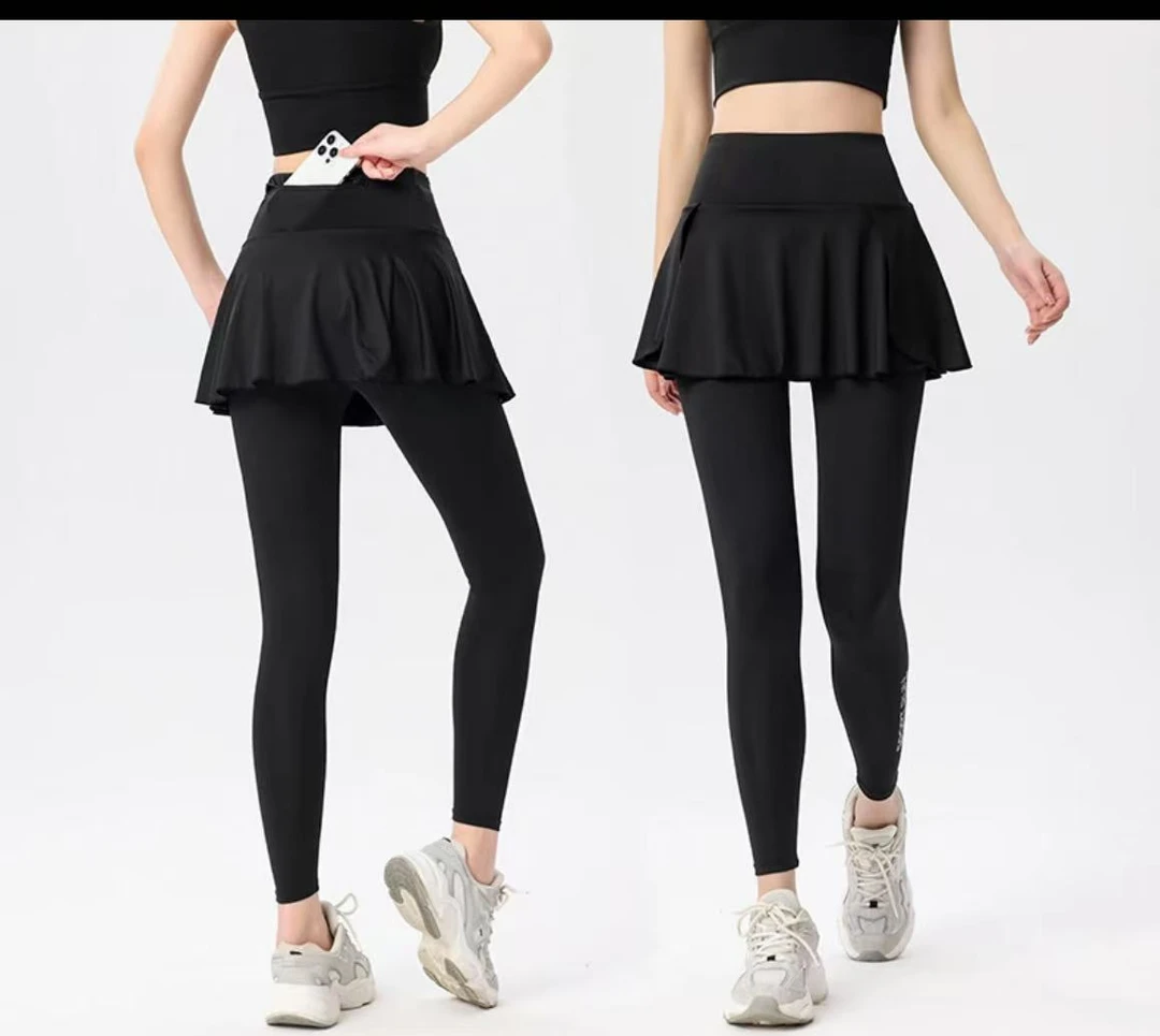 速干运动裤高腰瘦身长裤假两件健身裤大码显瘦速干运动裤夏季紧身