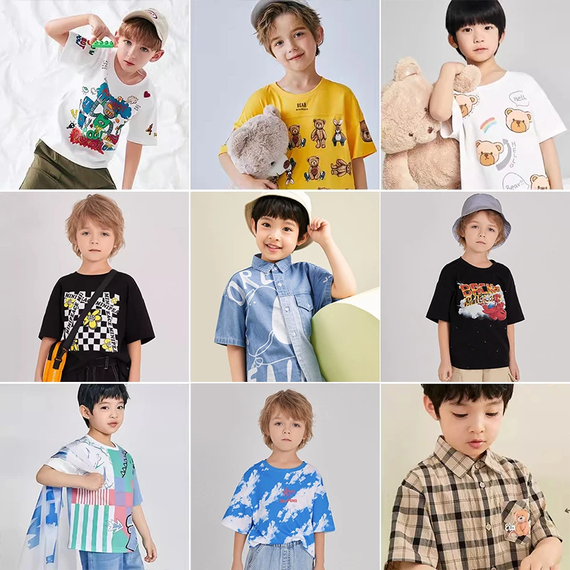 童装印花夏季纯棉儿童女童男童