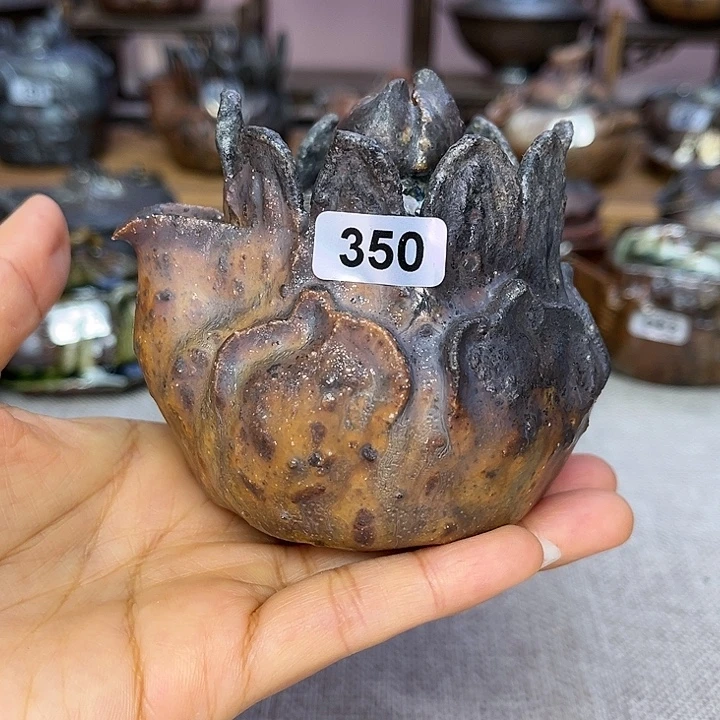 裸柴烧陶瓷手工茶器