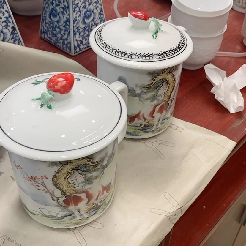 【闪购商品】瓷片开****天景德镇现代工艺品