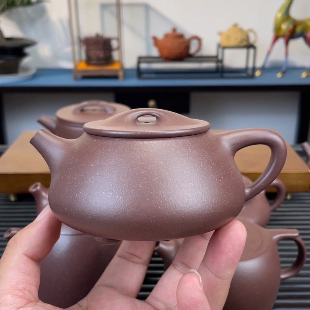 茶壶紫砂底槽青景舟石瓢230cc