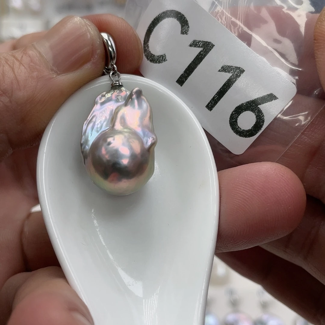 淡水珍珠颈饰未镶嵌小***锅