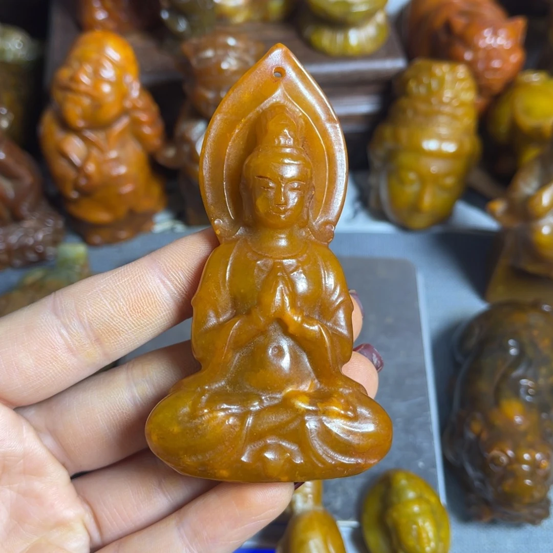 P***️蛇纹石玉合金颈饰