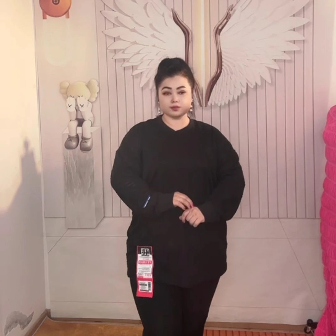 胖美女大码女装大码T恤