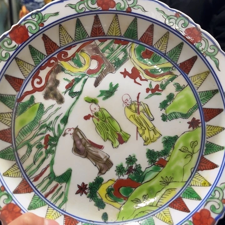 瓷片漂亮。         漂亮。     漂亮