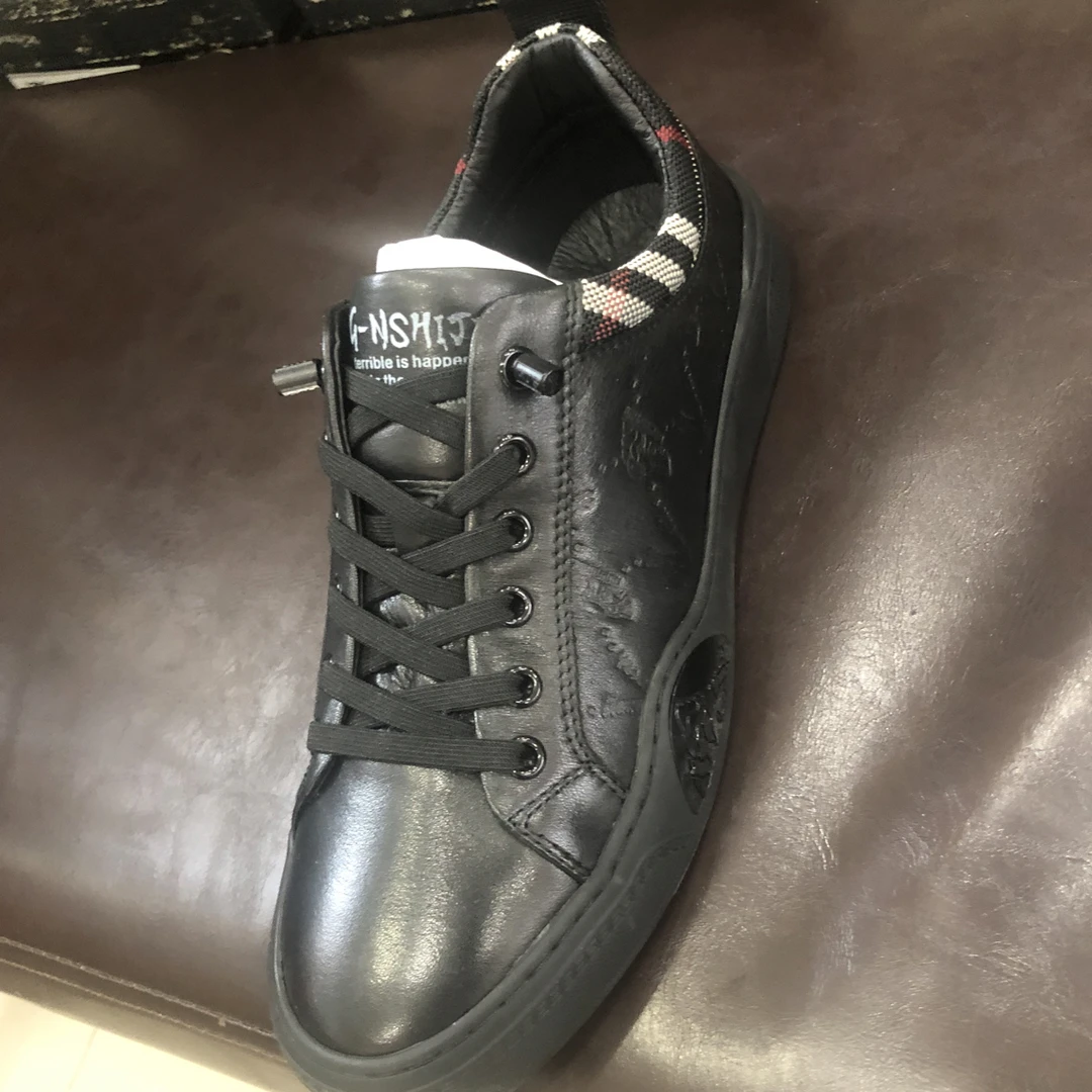 防滑秋季男款时尚休闲鞋透气低帮时尚板鞋皮鞋百搭