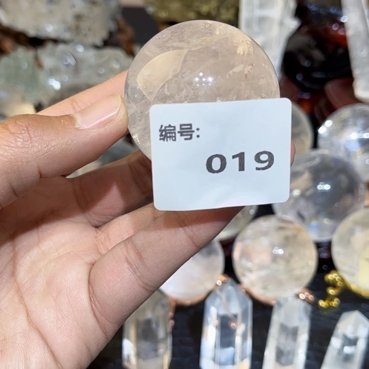 水晶吊坠未镶嵌水晶球