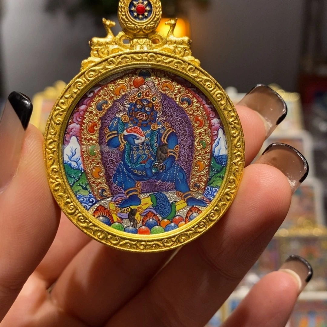 雪***宝吊坠唐卡唐卡艺术研究院