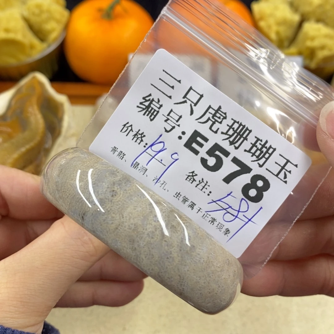 硅化珊瑚（珊瑚玉）1未镶嵌甜*