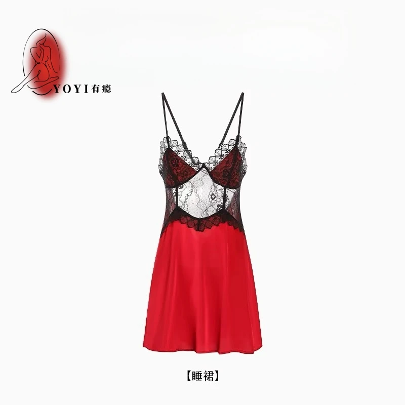 『有瘾YOYI』凤梧  高级新款修身显瘦睡裙高级睡衣家居服