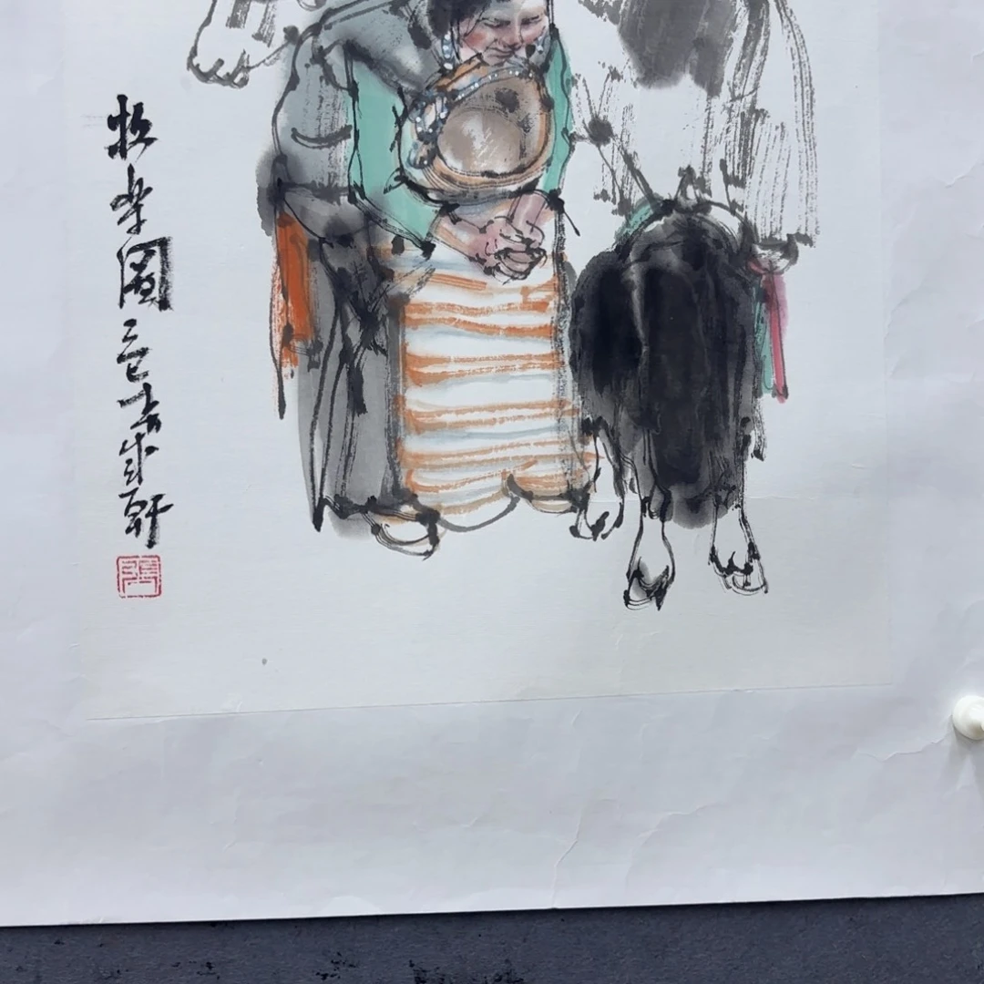 国画国画大意人物画作品