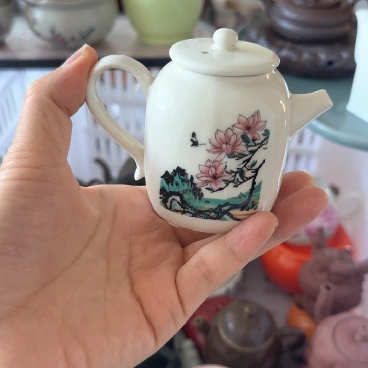 微瑕陶瓷茶具茶杯茶壶