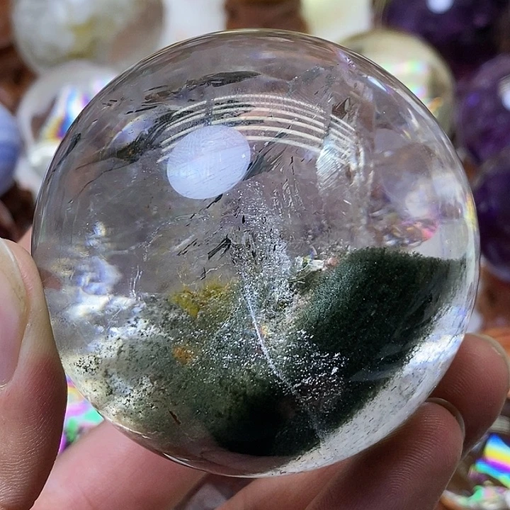 水晶幽灵水晶球未镶嵌刚*
